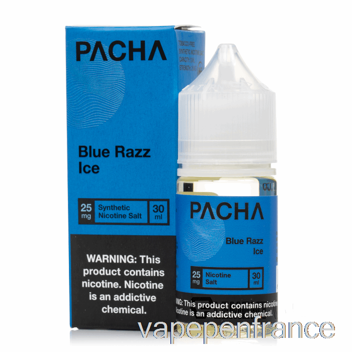 Glace Bleue Razz - Sels De Pacha - Stylo Vape 30 Ml 25 Mg